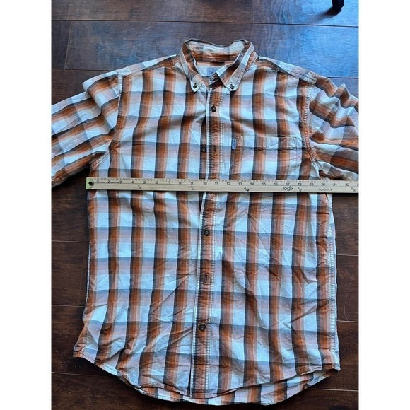 Carhartt Relaxed Fit Short Sleeve Button Down Shirt Size M - Picture 3 of 6